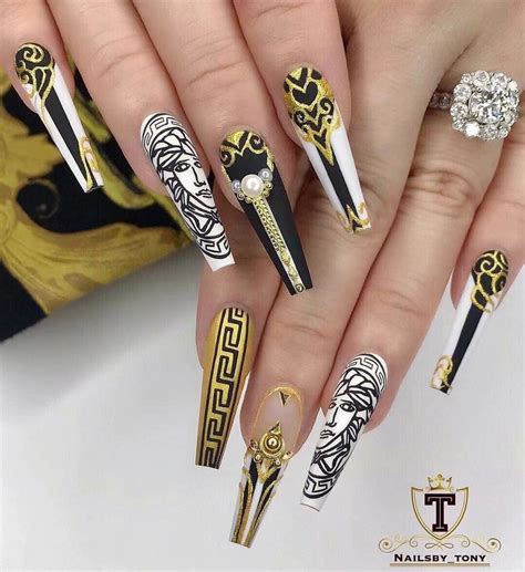 Versace Nail Art .